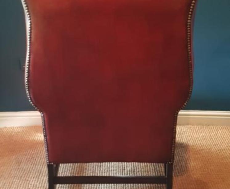 1920's Leather Chesterfield Arm Chair - Image 5