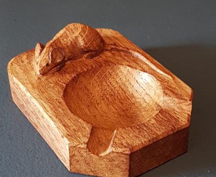 Thompson's of Kilburn Mouseman Pin or Ashtray - Image 1