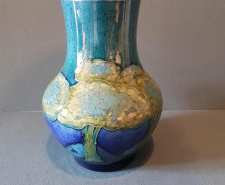 Moorcroft Moonlit Blue Vase  - Image 1