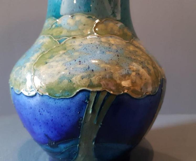 Moorcroft Moonlit Blue Vase  - Image 2