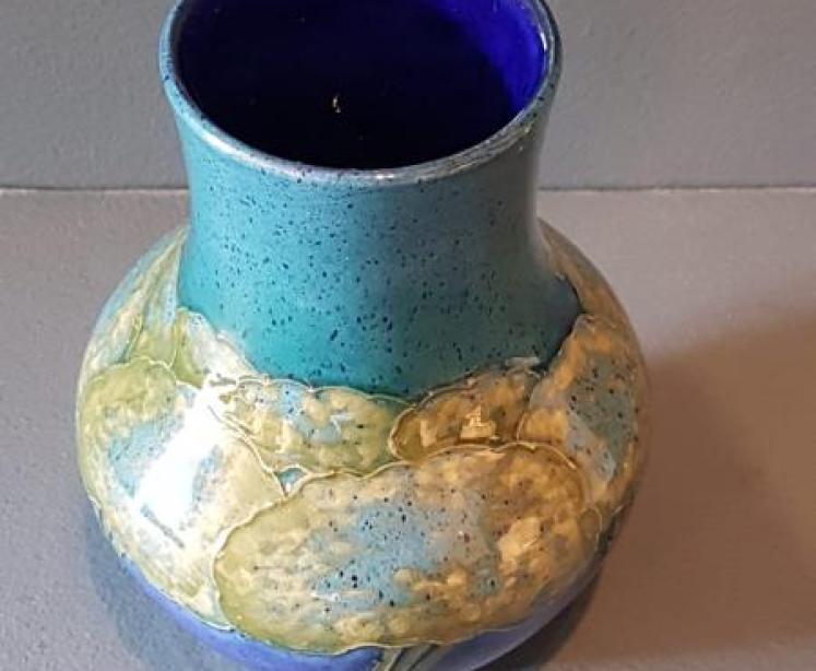 Moorcroft Moonlit Blue Vase  - Image 3