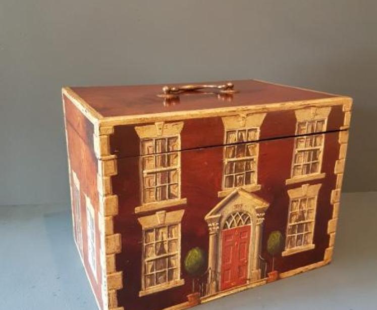 George III Mahogany Country House Box - Image 1