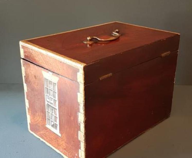 George III Mahogany Country House Box - Image 2