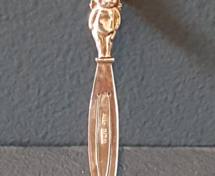 Solid Silver Cupie Doll Bookmark  - Image 1