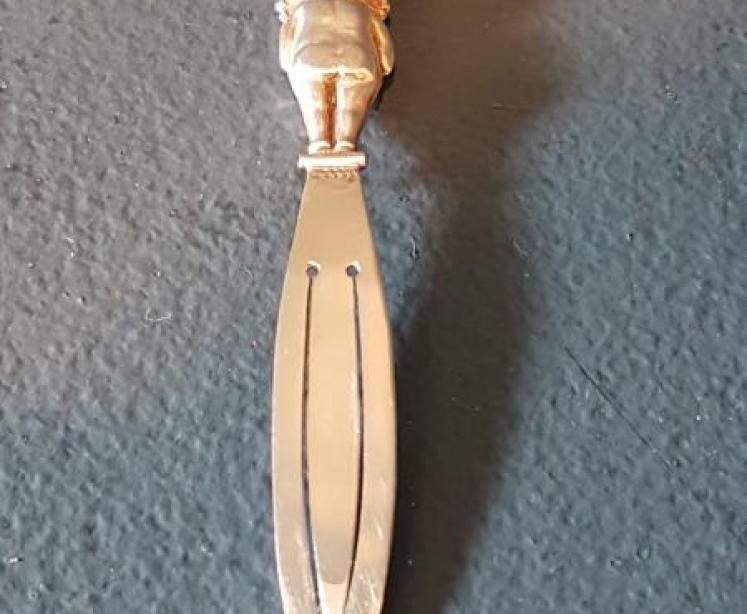 Solid Silver Cupie Doll Bookmark  - Image 4