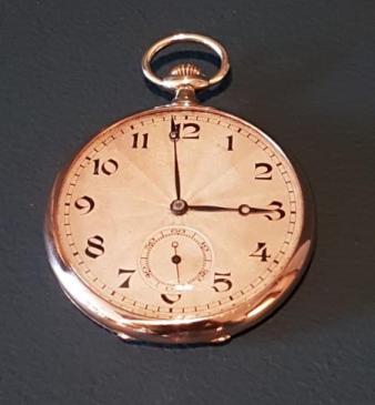 1920's 9ct Solid Gold Pocket Watch