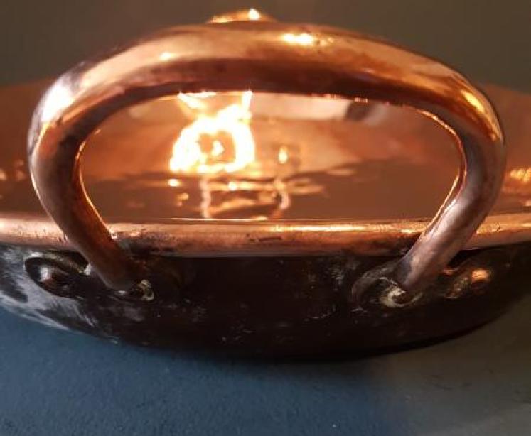 Early Victorian Copper Pan - Image 3
