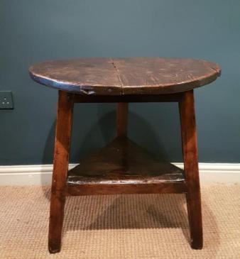 George II Elm Cricket Table