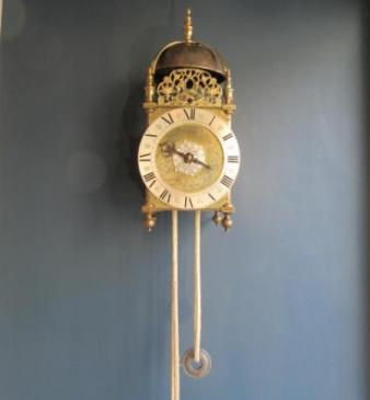 Rare Late 17th Century Period London Lantern Clock