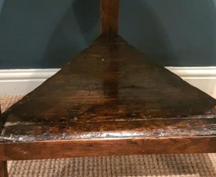 George II Elm Cricket Table - Image 6