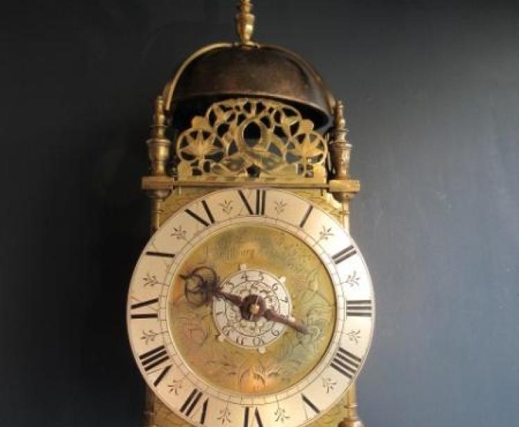 Rare Late 17th Century Period London Lantern Clock - Image 4