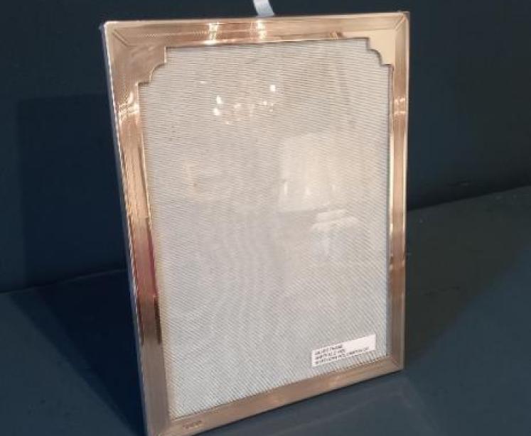 Large George V Period Sheffield Silver Photo Frame - Image 7