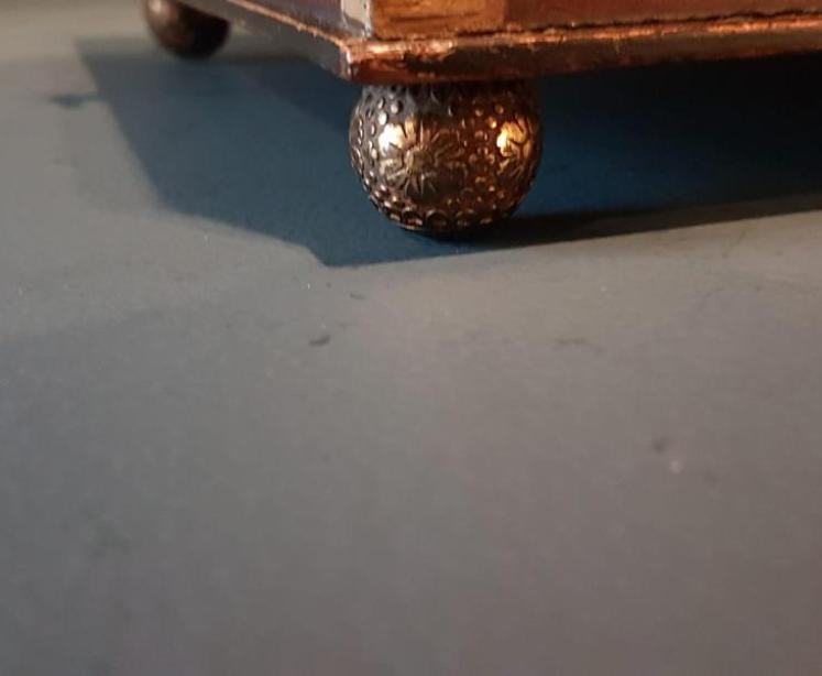 Superb Victorian Painted Country House Jewellery Box - Image 4