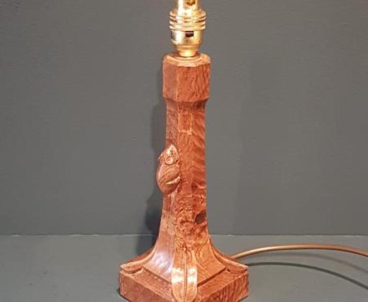 Thompson's of Kilburn Mouseman Table Lamp - Image 1