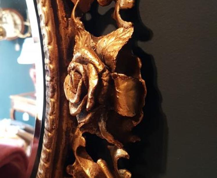 Superb Victorian Timber Gilt Florentine Mirror - Image 3