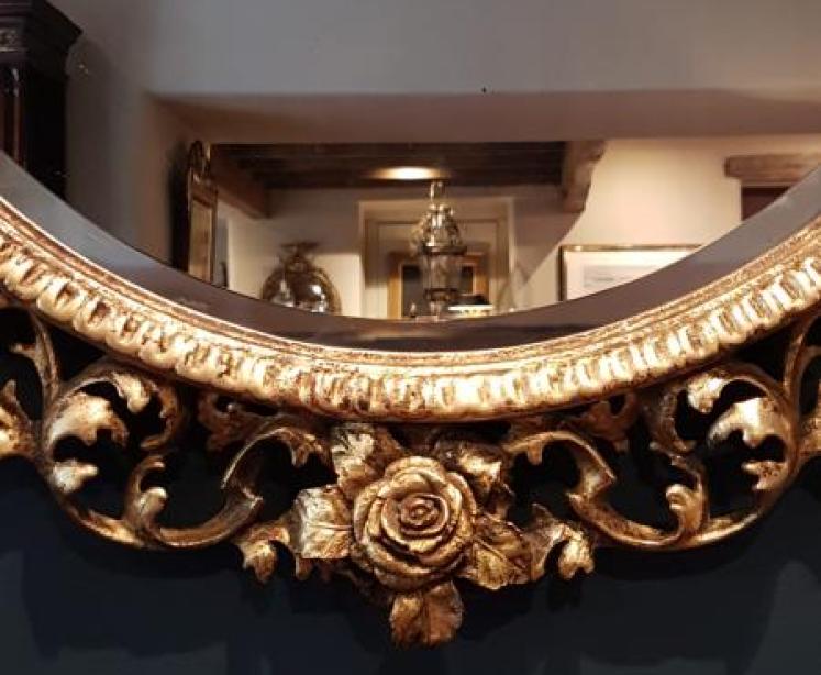 Superb Victorian Timber Gilt Florentine Mirror - Image 4