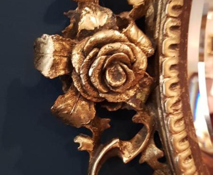 Superb Victorian Timber Gilt Florentine Mirror - Image 7