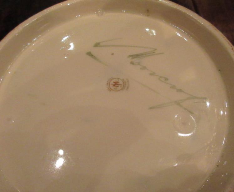 Impressive McIntrye Moorcroft Cornflower Jardiniere - Image 4