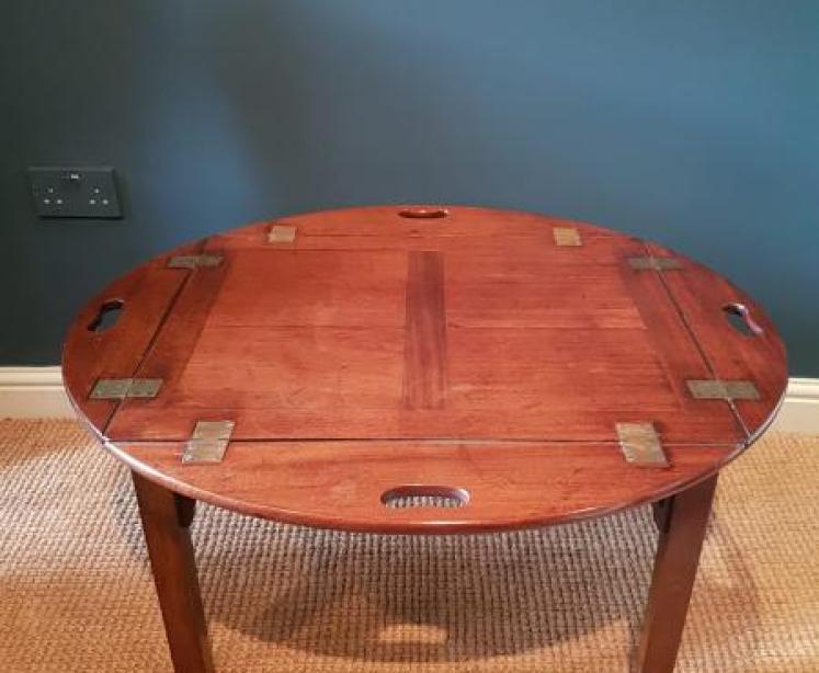 Victorian Mahogany Butlers Tray Coffee Table - Image 7