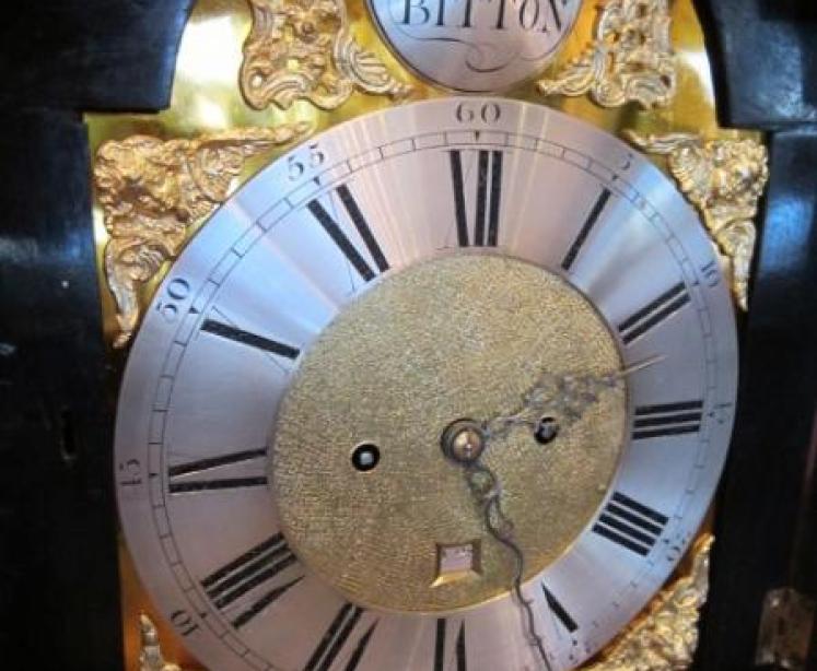 Fine George III Period Ebonised Bracket Clock - Image 3