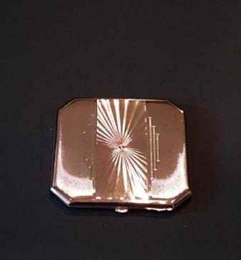 Superb Art Deco Silver Compact 