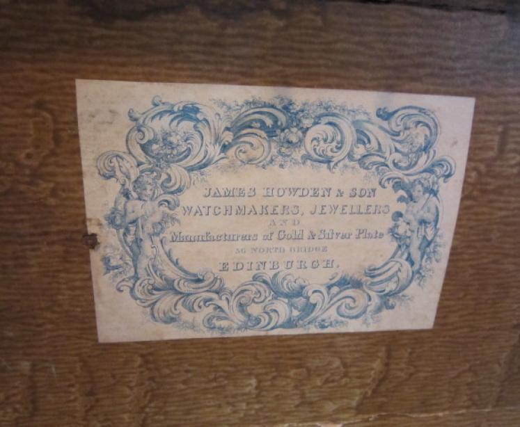 George III Period Oak & Steel Bound Scottish Trunk - Image 4