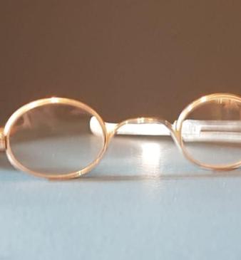 Rare Pair of Very Early Victorian Silver Spectacles