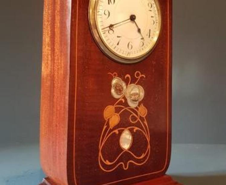 Superb Edwardian Mantel Clock in the Style of Macintosh - Image 2