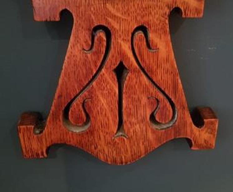 Arts and Crafts Oak Hull Barometer - Image 5