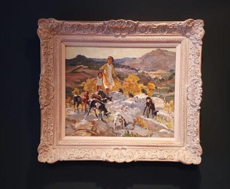 Dorothea Sharp Oil on Board 'Sunshine and Shadows'  - Image 1