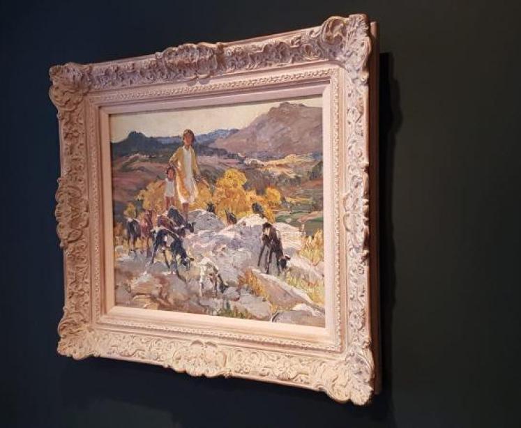 Dorothea Sharp Oil on Board 'Sunshine and Shadows'  - Image 4