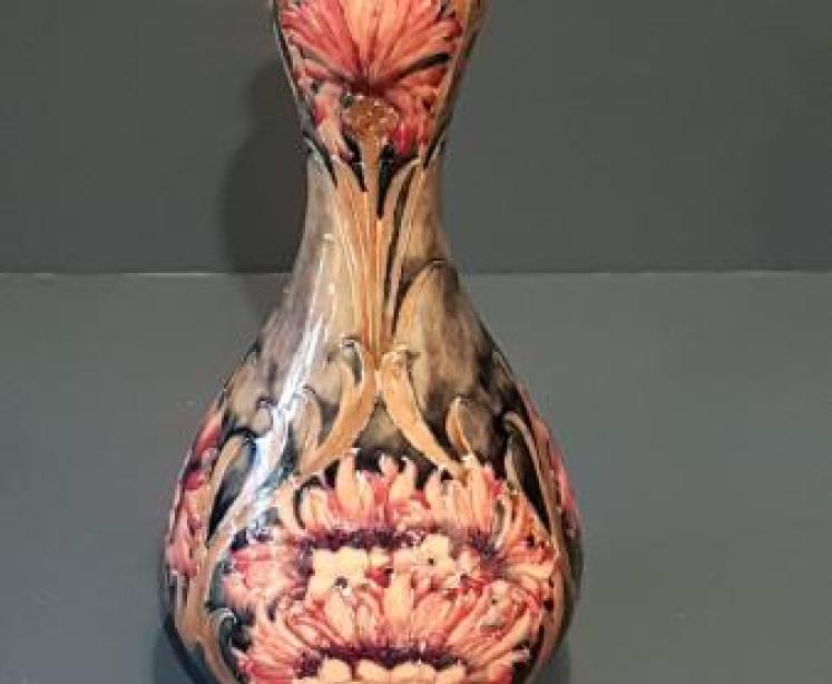 Impressive Moorcroft Cornflower Vase - Image 7