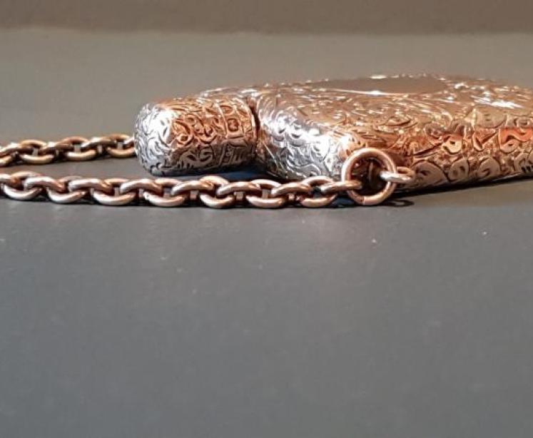 Superb Victorian Silver Travelling Scent Bottle - Image 5