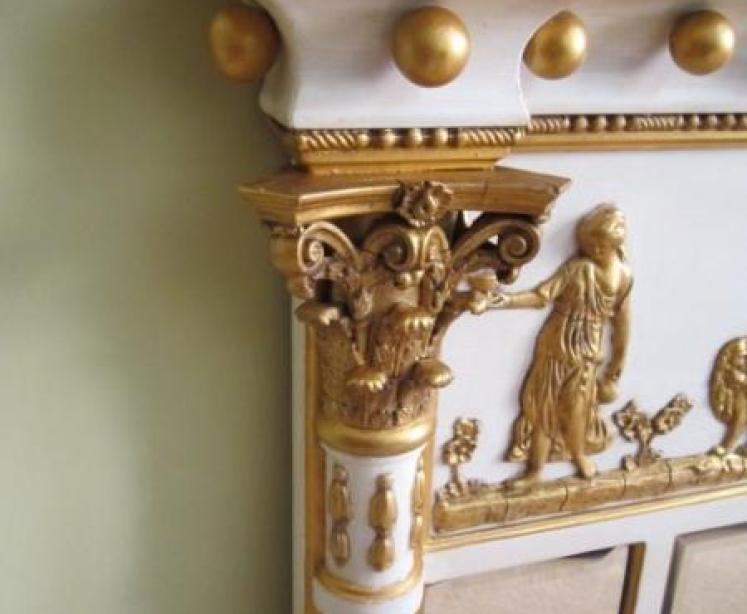 Fine George III Timber & Plaster Gilt Overmantle Mirror - Image 2