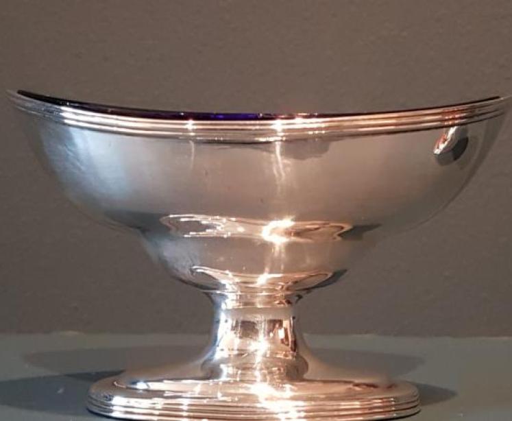 Pair of Fine Quality Georgian Salts by Anne & Peter Bateman - Image 5