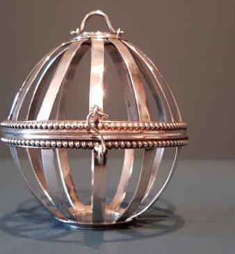 Edwardian Silver String Cage