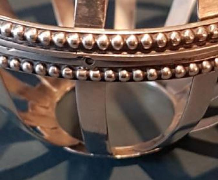 Edwardian Silver String Cage - Image 5