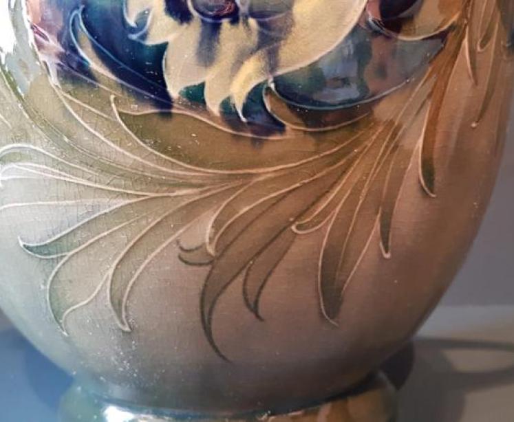 Moorcroft Florian Jardiniere - Image 5