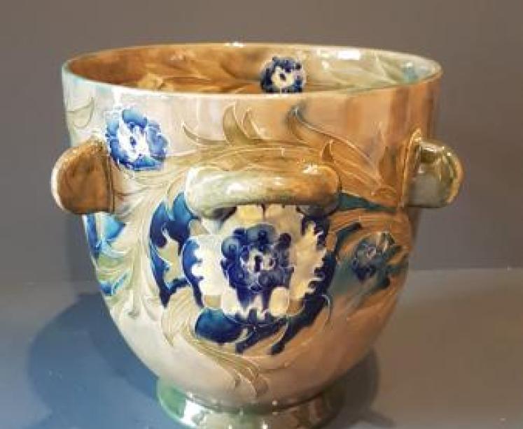 Moorcroft Florian Jardiniere - Image 6