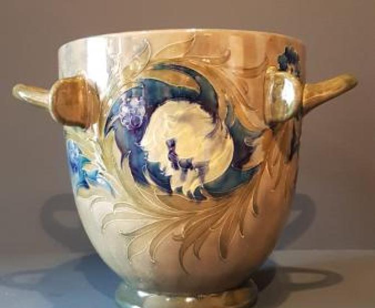 Moorcroft Florian Jardiniere - Image 7