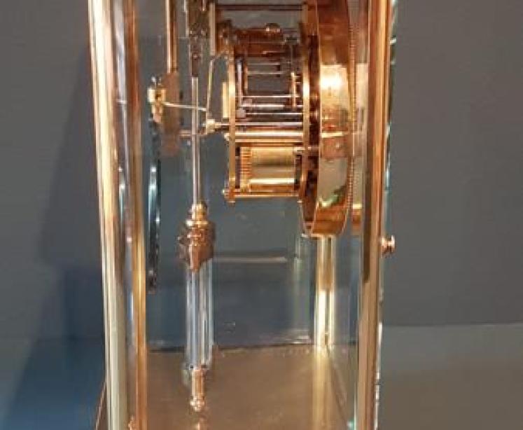 Victorian Four Glass Clock  - Image 2