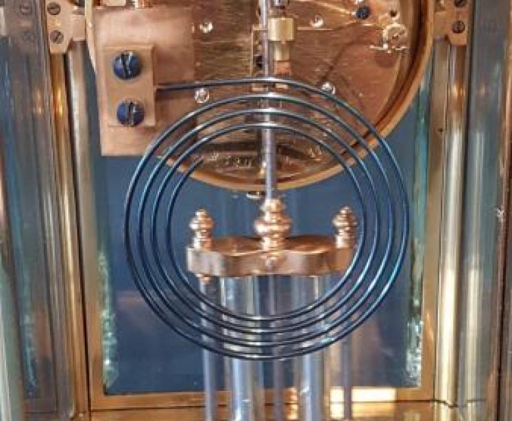 Victorian Four Glass Clock  - Image 5