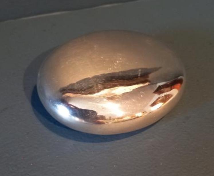 George V Silver 'Pebble' Table Snuff - Image 5