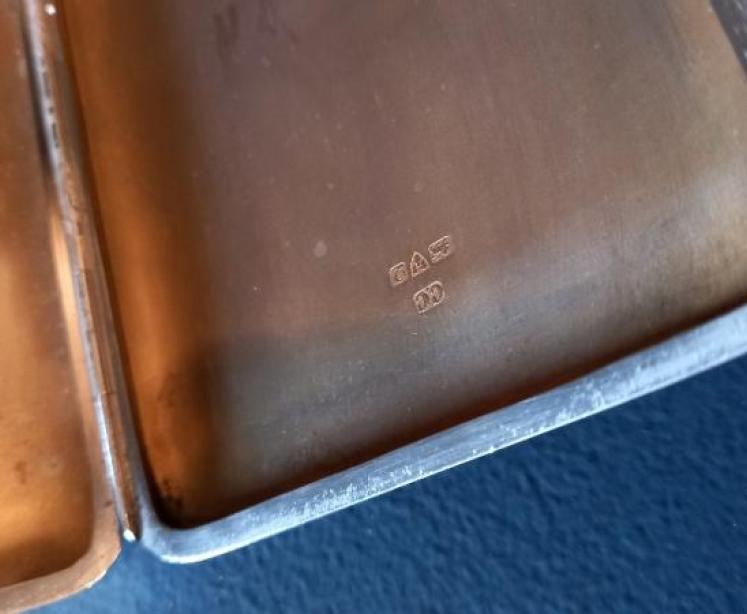 George V Silver Curved Cigar Case - Image 4