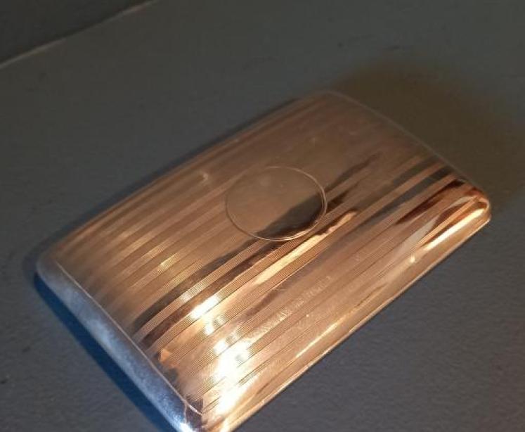 George V Silver Curved Cigar Case - Image 7