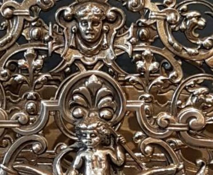 Superb Victorian Cast Brass Letter Rack - Image 4