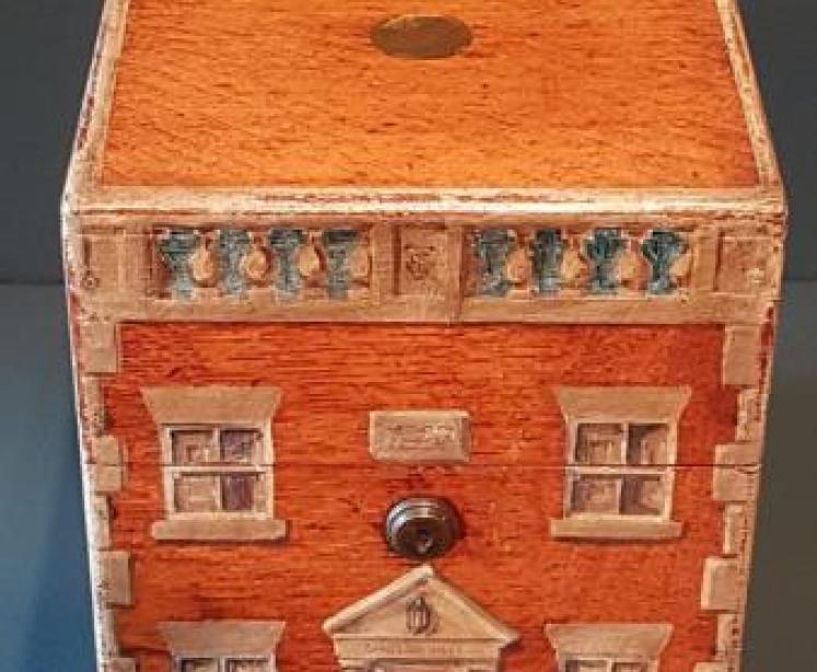 Victorian Country House Oak Spirits Box - Image 3