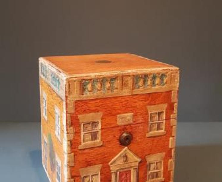 Victorian Country House Oak Spirits Box - Image 6