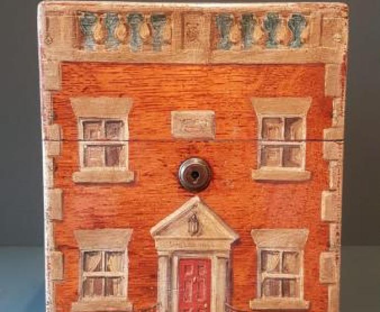 Victorian Country House Oak Spirits Box - Image 7