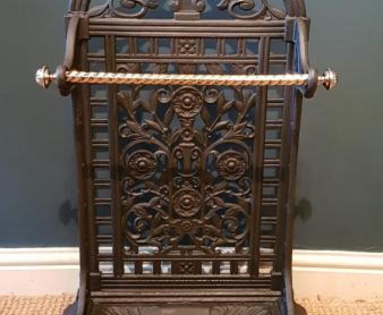 Superb Quality Victorian Cast Iron Stick Stand  - Image 1